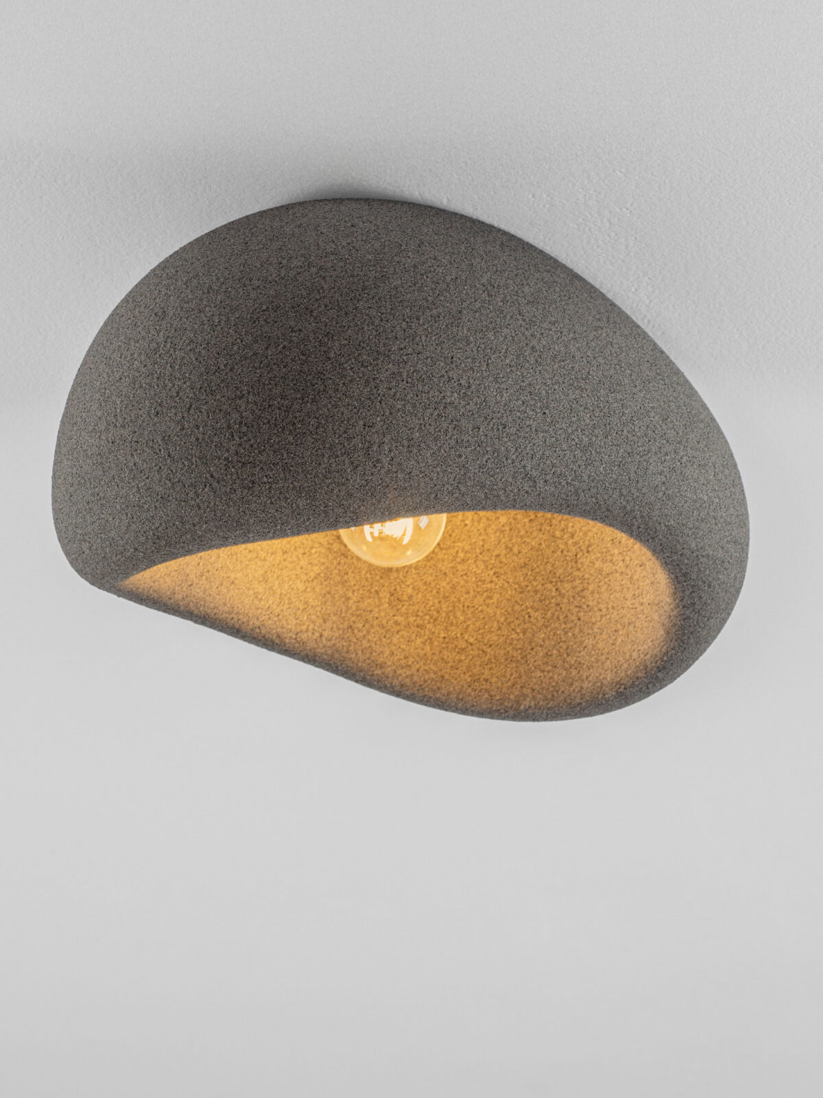 Плафониера Nova Luce AERE 9002677 сив детайл 4