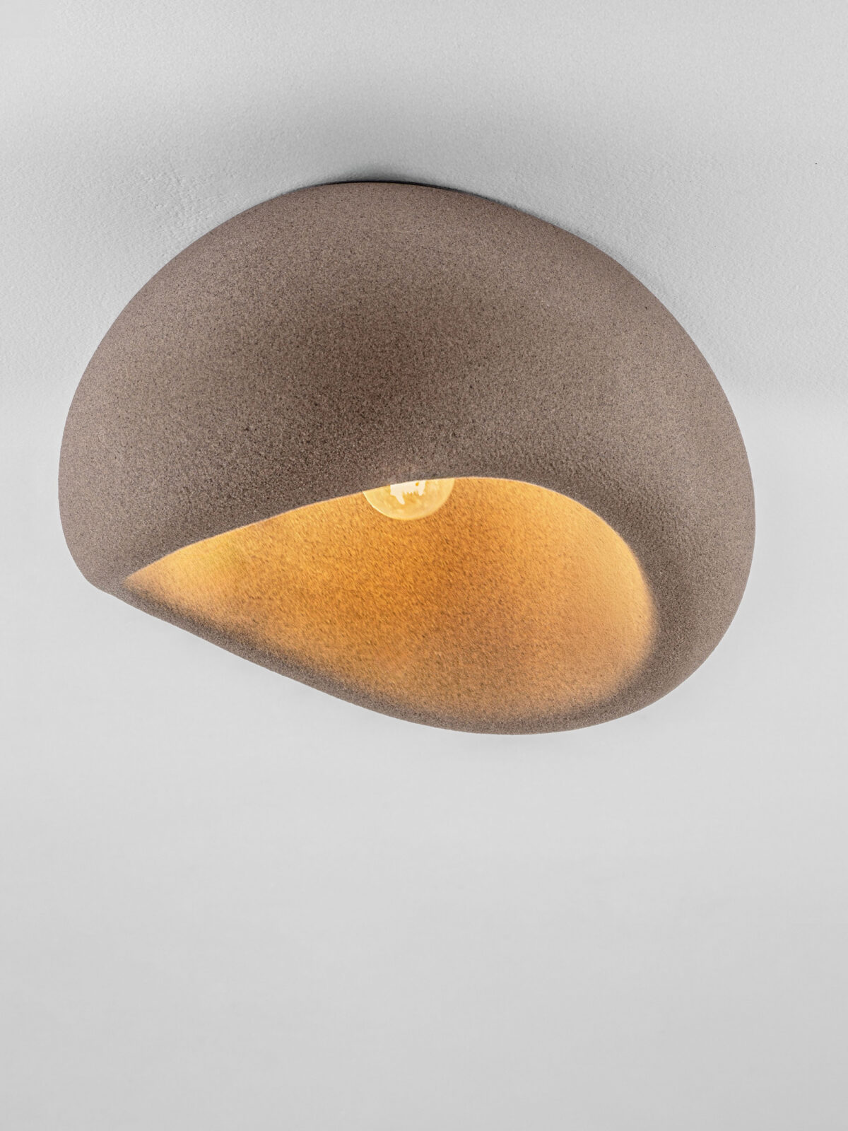 Плафониера Nova Luce AERE 9002680 кафяв детайл 4