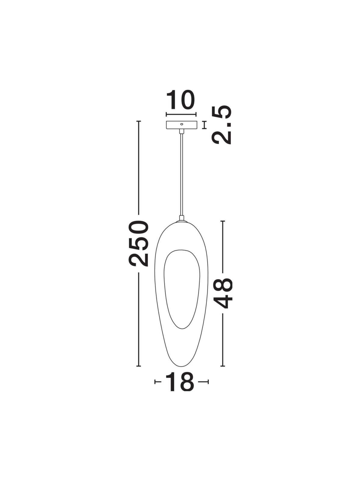 Полилей Nova Luce TEMPUS 9002688 кафяв детайл 6
