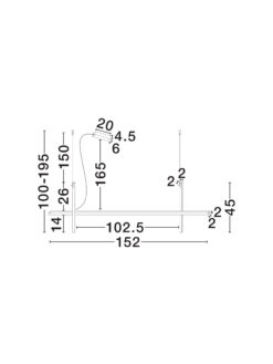 Полилей Nova Luce LOOMA 9003010 бял детайл 7