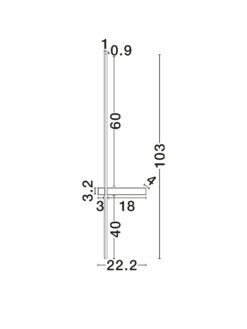 Аплик Nova Luce DANESSA 9003016 черен детайл 7