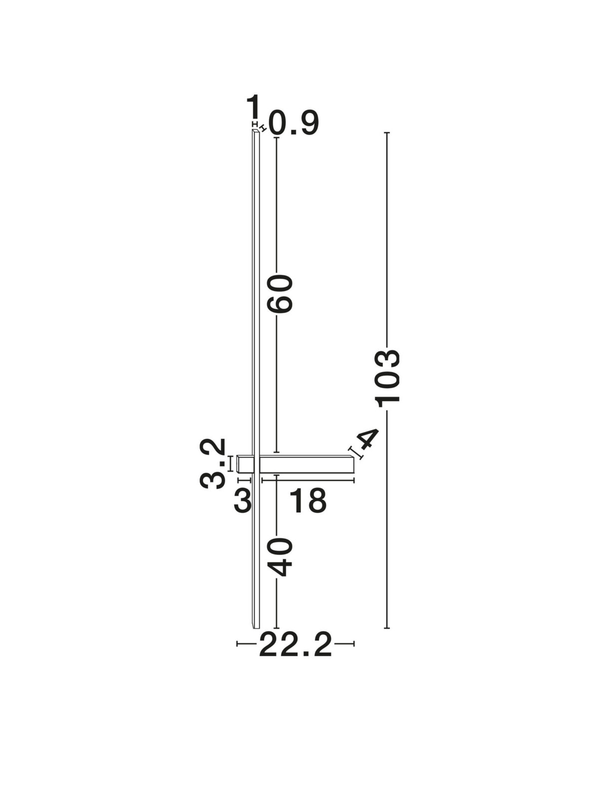 Аплик Nova Luce DANESSA 9003016 черен детайл 7
