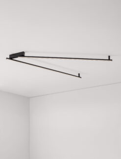 Плафониера Nova Luce BRIANA 9003019 черен детайл 4