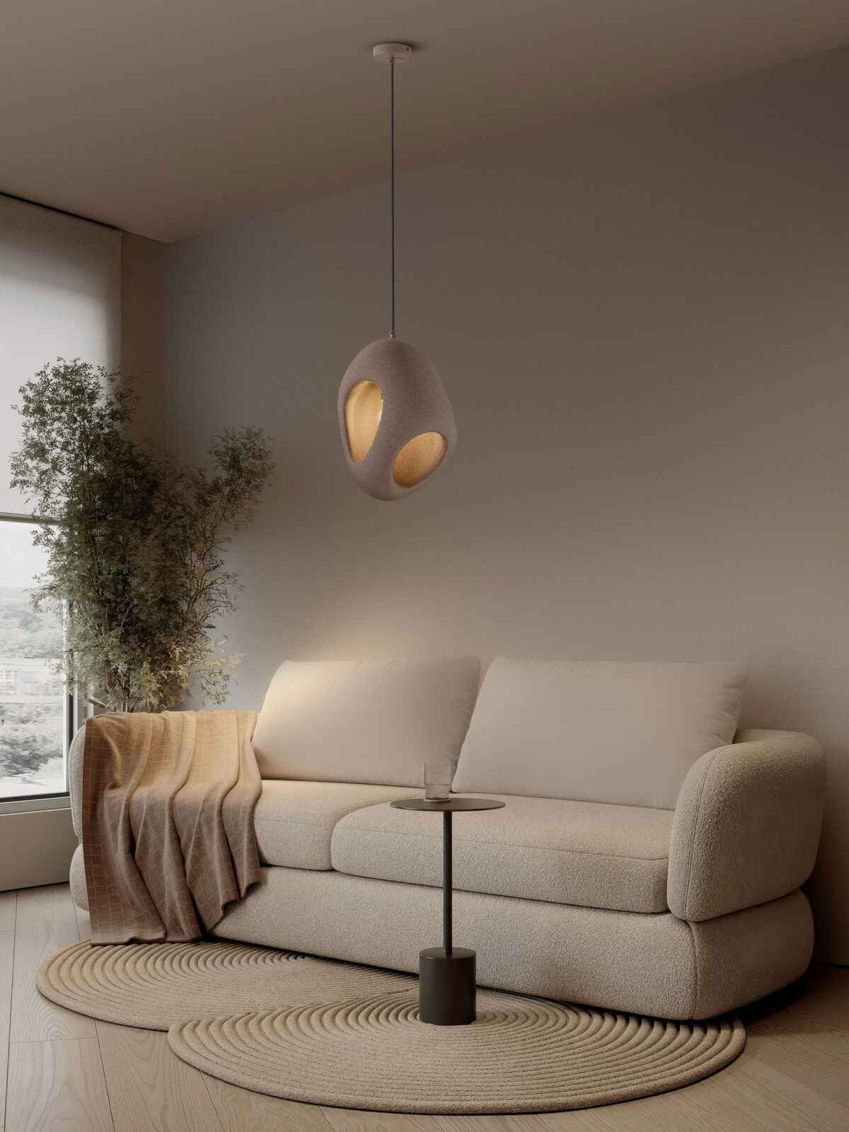 Полилей Nova Luce TEMPUS 9003670 кафяв