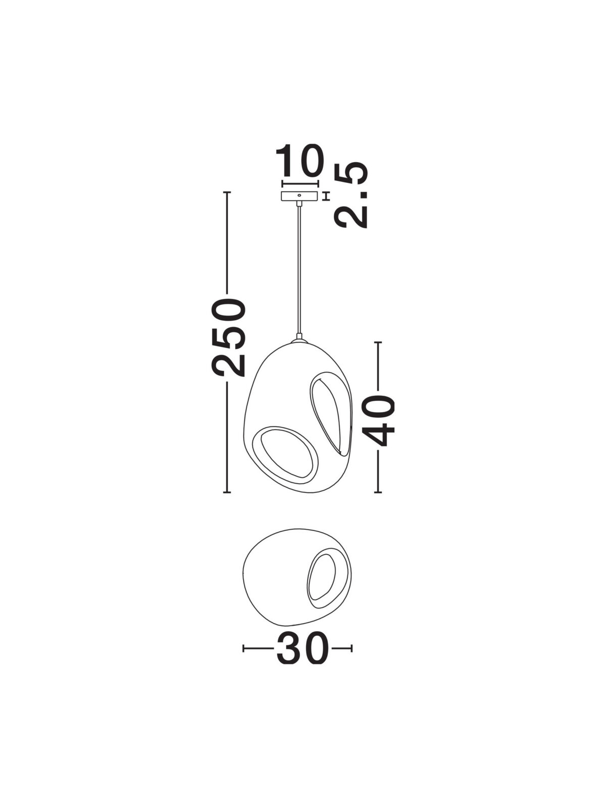 Полилей Nova Luce TEMPUS 9003670 кафяв детайл 6