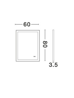 LED огледало Nova Luce URAL 9006014 детайл 5