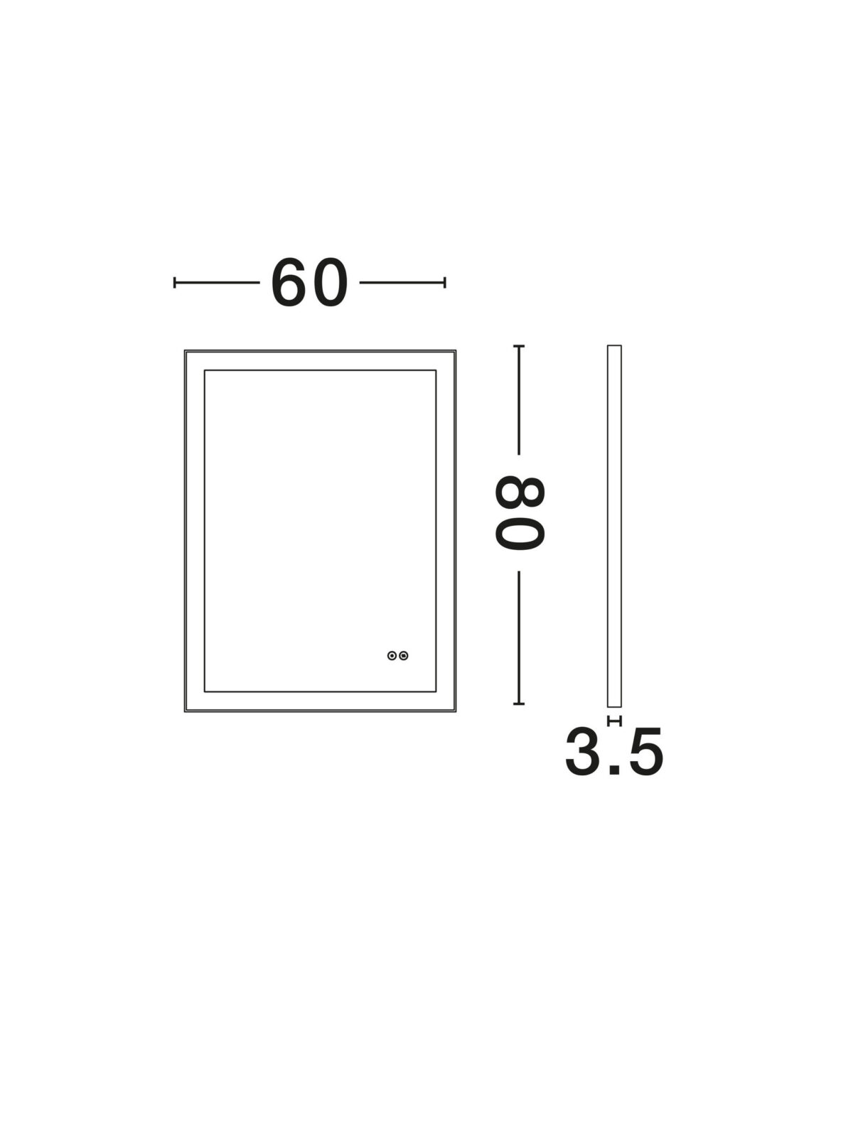 LED огледало Nova Luce URAL 9006014 детайл 5