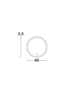LED огледало Nova Luce URAL 9006017 детайл 6