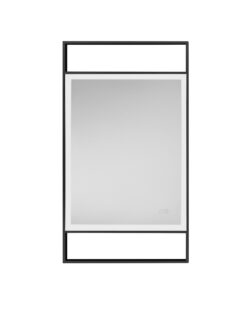LED огледало Nova Luce RAVEN 9006024 черен в интериор