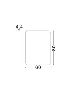 LED огледало Nova Luce IRIA 9006117 черен детайл 7