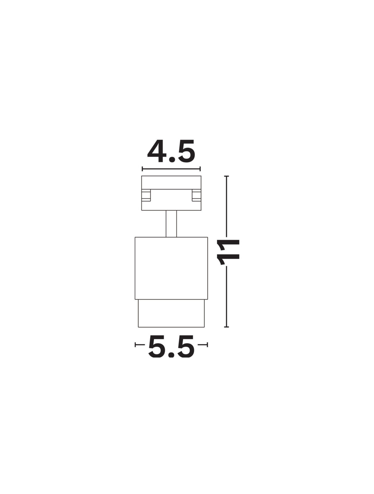 Магнитно тяло Nova Luce UPRAIL 9009048 черен детайл 2