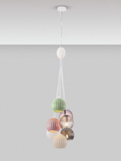 Полилей Nova Luce MELINE 9009164 сив детайл 3