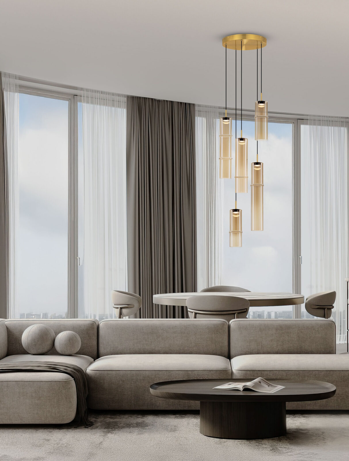 Пендел Nova Luce SANO 9009170 златист