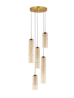 Пендел Nova Luce SANO 9009170 златист в интериор