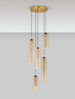 Пендел Nova Luce SANO 9009170 златист детайл 2