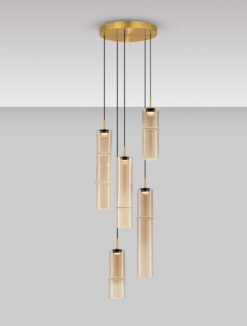 Пендел Nova Luce SANO 9009170 златист детайл 3