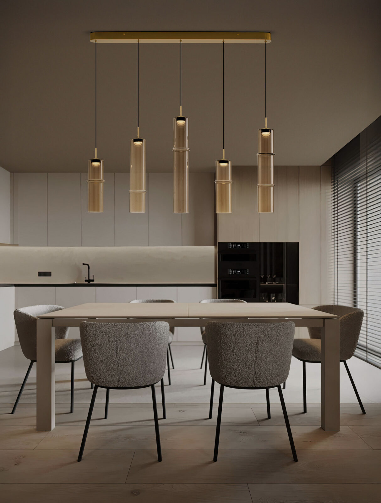 Полилей Nova Luce SANO 9009172 златист