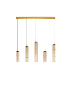 Полилей Nova Luce SANO 9009172 златист в интериор