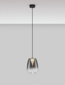 Пендел Nova Luce OBLO 9009174 сив детайл 3