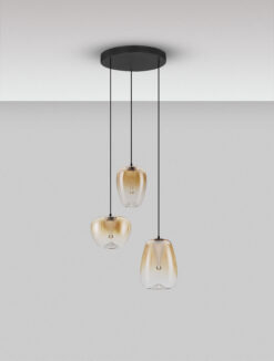 Полилей Nova Luce OBLO 9009177 черен детайл 2