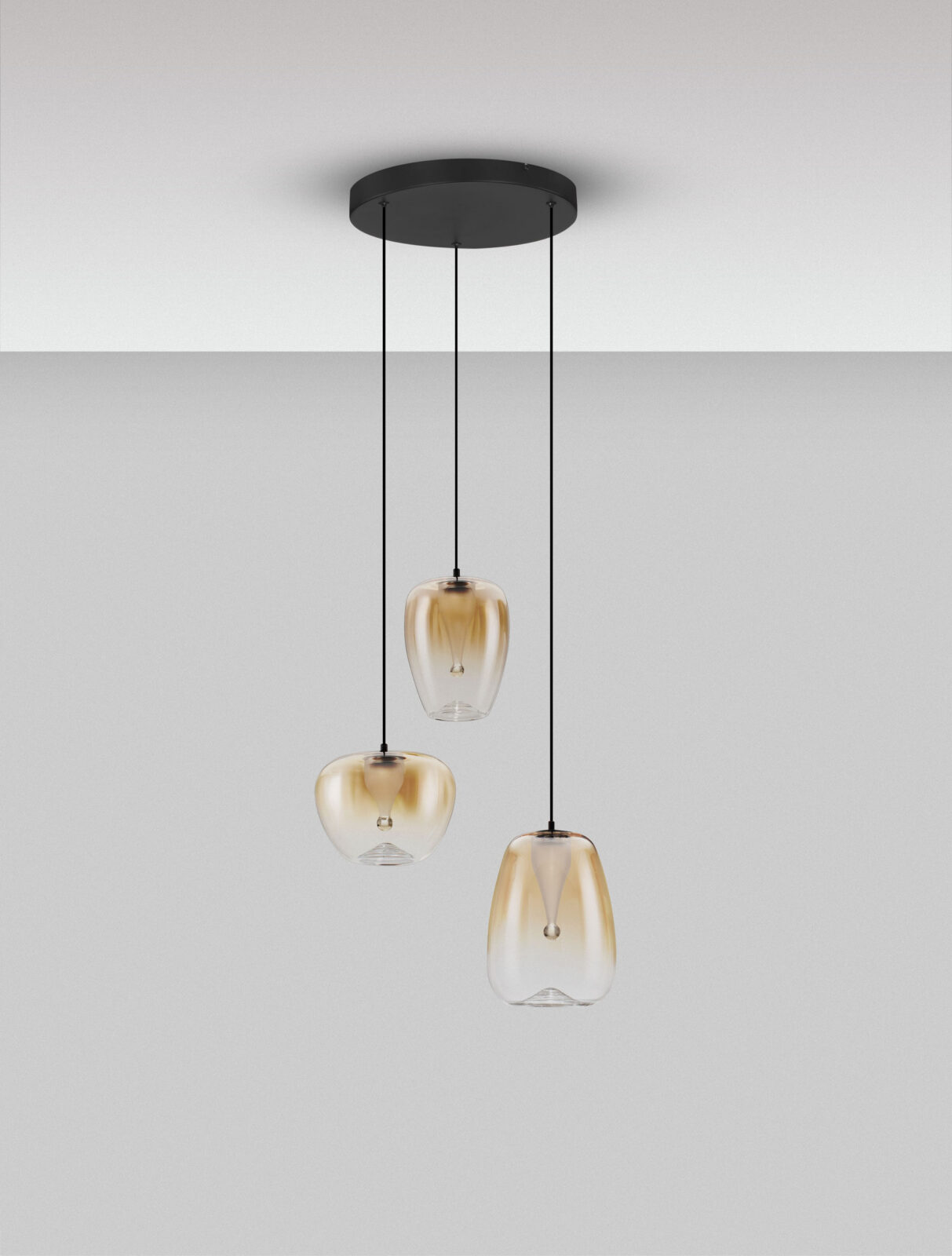 Полилей Nova Luce OBLO 9009177 черен детайл 2
