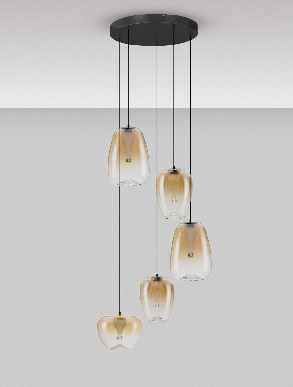 Полилей Nova Luce OBLO 9009179 черен детайл 2