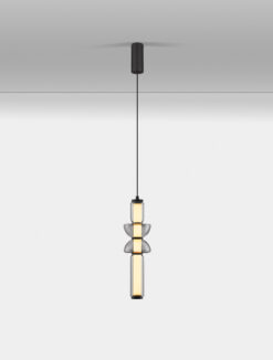 Пендел Nova Luce ULON 9009181 сив детайл 3