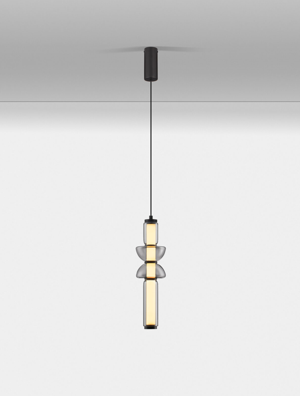 Пендел Nova Luce ULON 9009181 сив детайл 3
