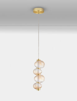 Пендел Nova Luce LEDA 9009184 златист детайл 2