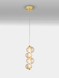Пендел Nova Luce LEDA 9009184 златист детайл 3
