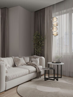 Пендел Nova Luce LEDA 9009185 сив
