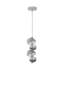 Пендел Nova Luce LEDA 9009185 сив в интериор