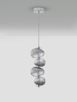 Пендел Nova Luce LEDA 9009185 сив детайл 2