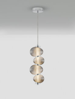 Пендел Nova Luce LEDA 9009185 сив детайл 3