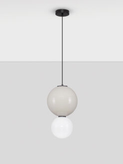 Пендел Nova Luce NOESIS 9009190 сив детайл 2