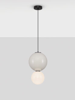 Пендел Nova Luce NOESIS 9009190 сив детайл 3