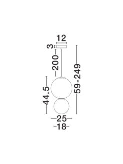 Пендел Nova Luce NOESIS 9009192 детайл 5