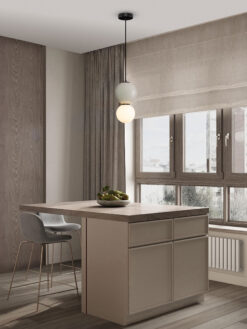 Пендел Nova Luce NOESIS 9009194 сив