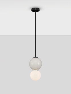Пендел Nova Luce NOESIS 9009194 сив детайл 3