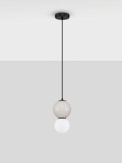 Пендел Nova Luce NOESIS 9009198 сив детайл 2