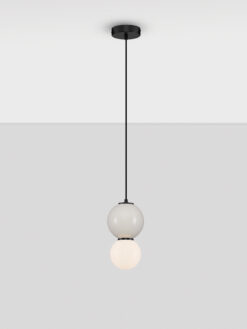 Пендел Nova Luce NOESIS 9009198 сив детайл 3
