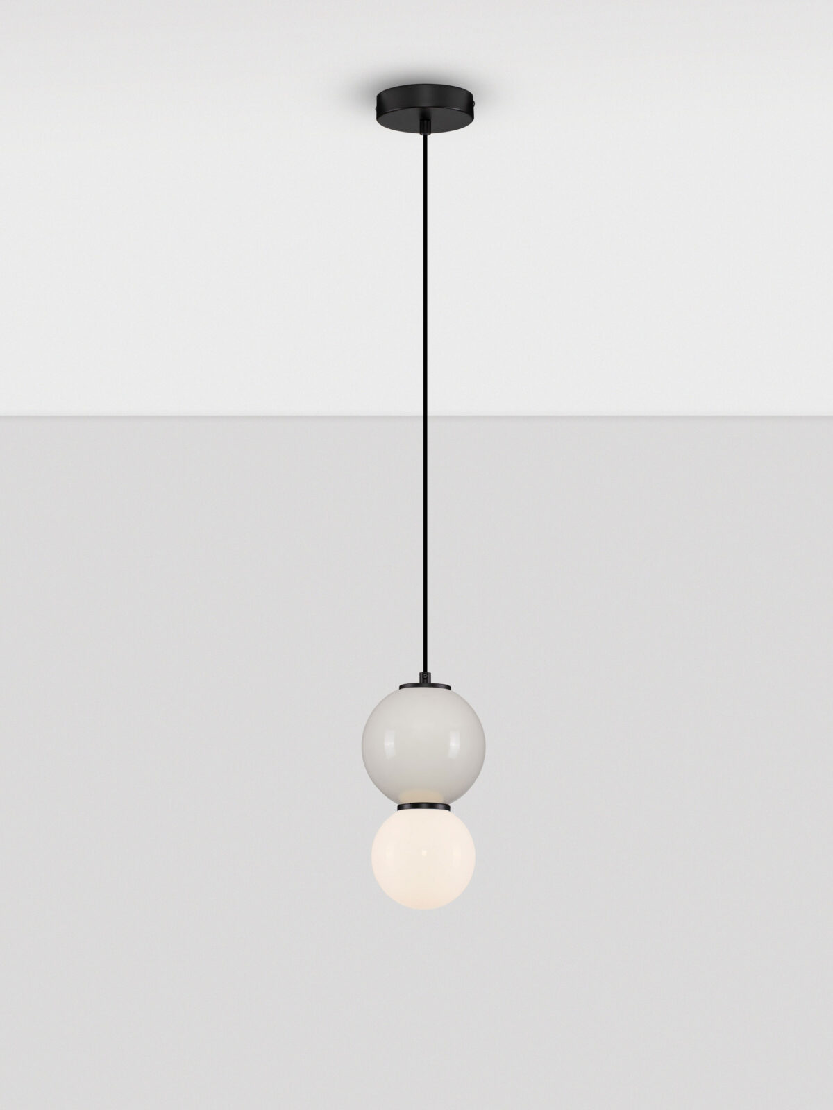 Пендел Nova Luce NOESIS 9009198 сив детайл 3