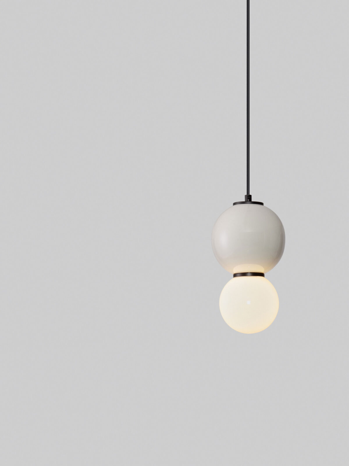 Пендел Nova Luce NOESIS 9009198 сив детайл 4
