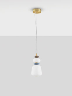 Пендел Nova Luce PALO 9009205 бял детайл 2