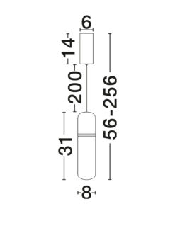 Пендел Nova Luce NORMA 9009263 златист детайл 5