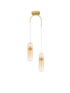 Пендел Nova Luce NORMA 9009264 златист в интериор