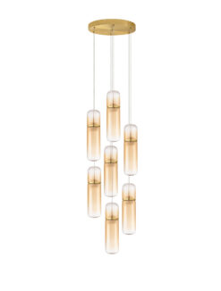 Полилей Nova Luce NORMA 9009267 златист в интериор