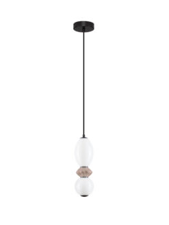 Пендел Nova Luce PALLINA 9009301 черен в интериор