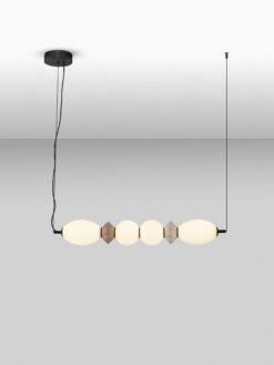 Полилей Nova Luce PALLINA 9009303 сив детайл 3