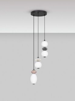 Полилей Nova Luce PALLINA 9009304 сив детайл 2